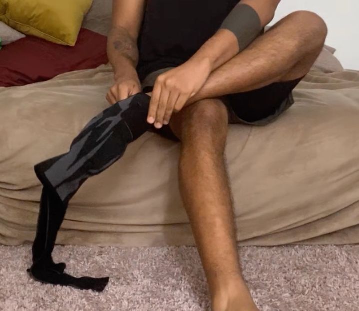 How To Put On The Anaconda Brace? - Step-by-Step Guide 2 Slide the knee brace up